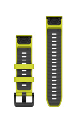 Garmin Ersatzarmband QuickFit 22mm Silikon Amp Yellow/Graphit
