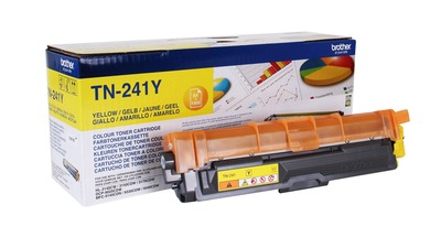 Brother Toner TN-241Y Gelb (ca. 1400 Seiten)