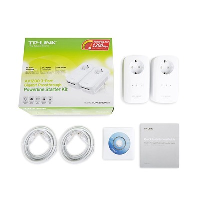 TP-Link TL-PA8030P KIT AV1300 Powerline 2er KIT (3x LAN)