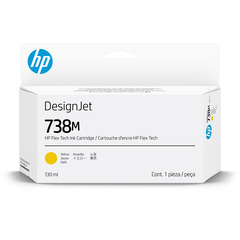 HP 738M DNJ Tinte yellow 130ml