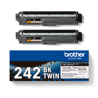 Brother Toner Doppelpack TN-242BKTWIN (ca. 2x 2500 Seiten)
