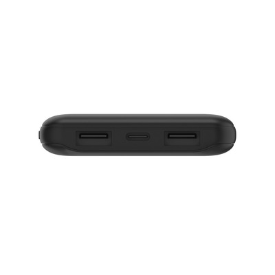 Belkin BOOST CHARGE Powerbank, 10.000mAh 12W, USB-A & -C, blk
