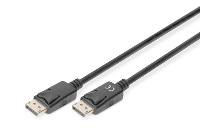DIGITUS DisplayPort Kabel DP  2.0m DP 1.2 Ultra HD 4K sw.