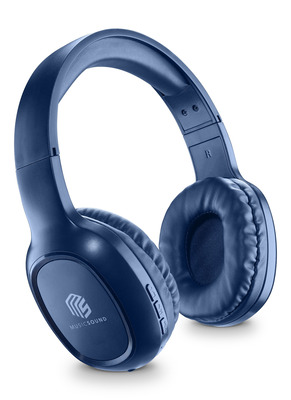 Cellularline Music & Sound Bluetooth Headphone BASIC Blau, Bluetooth, Kopfhörer, 8Stunde(n) Akkulaufzeit