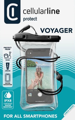 Cellularline Voyager waterproof case universal Schwarz