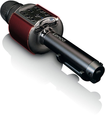 LENCO BMC-090 Karaoke-Mikrofon, schwarz