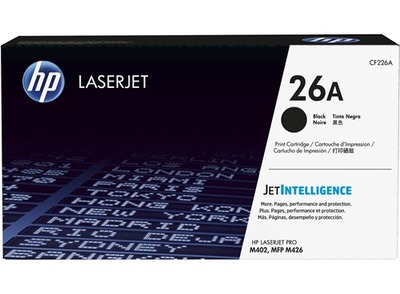 HP Toner 26A Schwarz (ca. 3.100 Seiten)