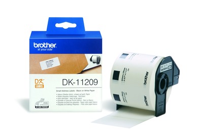 Brother Adressetiketten DK-11209 (800 St.) weiß 29 x 62 mm