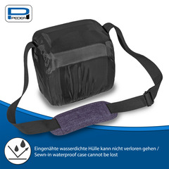 PEDEA Kameratasche GR. L FASHION Foto Tasche, lila