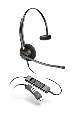 Poly Headset EncorePro 515-M monaural USB-A & USB-C Teams