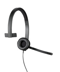 Logitech H570e Mono Headset für Teams, USB-C, schwarz