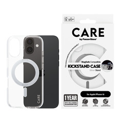CARE Case Feature Silver Kickstand  MagSAFE  iPhone 16