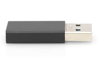 DIGITUS USB Typ-C Adapter, Typ A to C M/F, 3A, 5GB, black