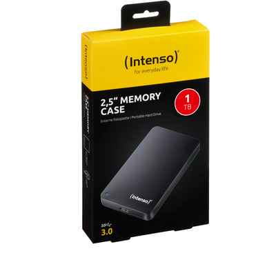 Intenso 1TB Ext. Festplatte Memory Case USB 3.0 2,5" Schwarz