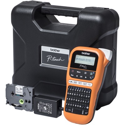 Brother P-touch E110VP Handheld Beschrifter mit Koffer