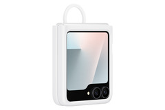 Samsung Silicone Case with Ring für Flip7 FE White