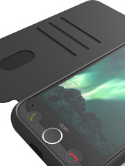 Doro Wallet Case graphit für Aurora A3x