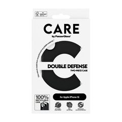 CARE Case Feature Double Defence Black iPhone 16