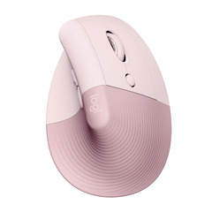 Logitech Lift Vertical ergonomische Maus, rosa