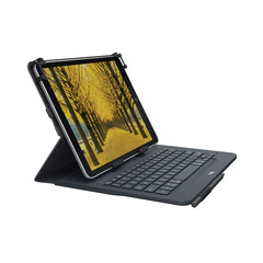 Logitech Universal Folio QWERTY-Layout, schwarz