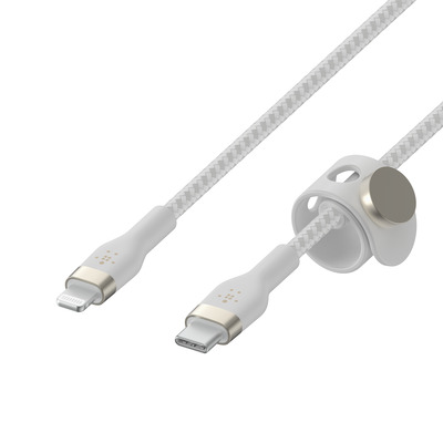 Belkin PRO Flex Lightning/USB-C,bis 15W, Apple zert.,2m, weiß