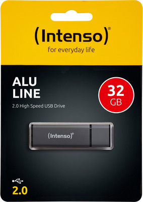 Intenso Speicherstick USB 2.0 Alu Line 32GB Anthrazit