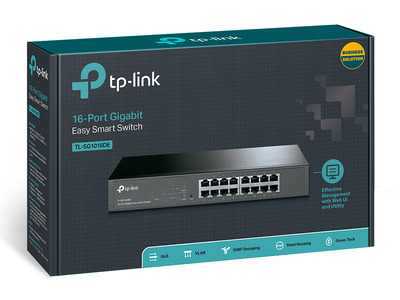 TP-Link TL-SG1016DE 16-Port Gigabit Easy Smart Switch