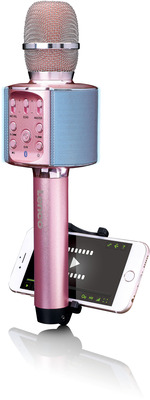 LENCO BMC-090 Karaoke-Mikrofon, rosa