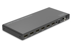 DIGITUS 4x2 HDMI Matrix , 4K/30Hz SPDIF, Stereo, RS232