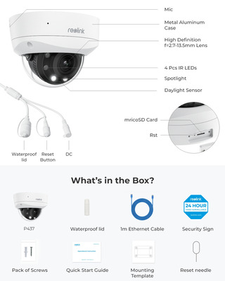 Reolink P437 PoE Cam