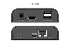 DIGITUS HDMI KVM IP Extender Set, 4K/60Hz