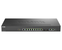 D-Link DMS-1250-12TP/E-12-Port PoE M-Gigabit Smart Mngd Switch