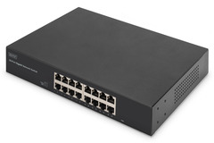 DIGITUS DIGITUS 16-Port Gigabit Switch, 19 Zoll, Unmanaged