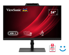 ViewSonic 24" 16:9 1920 x 1080 FHD SuperClear® IPS Monitor wit