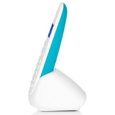 PROFOON PDX-300BW - DECT-Telefon mit 1 Mobilteil, blau