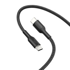 Belkin Gaming UCB-C/USB-C Kabel, 2m, geflochten, schwarz