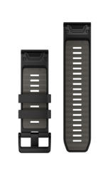 Garmin Ersatzarmband QuickFit 26mm Silikon Schwarz/Kieselgrau