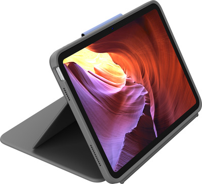 Logitech Rugged Folio QWERTZ-Layout, grau