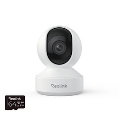 Reolink E Series E340 WiFi-Indoor 8MP + Reolink 64GB SD card