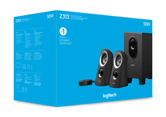 Logitech Speaker System Z313 Schwarz, Lautsprecher, 3,5 mm Klinke