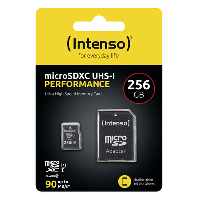 Intenso 256GB microSDXC UHS-I Performance