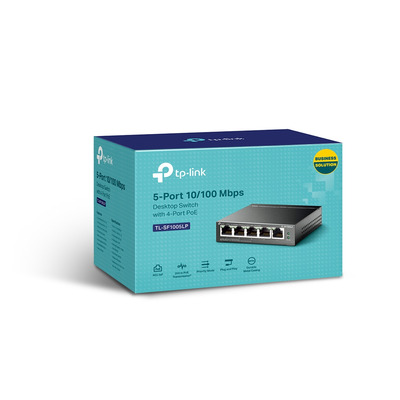 TP-Link TL-SF1005LP 5-Port 10/100Mbps (4x PoE) Switch