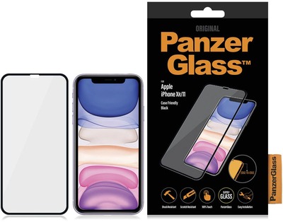 PanzerGlass iPhone 11, XR , CF, E2E, Antibakt, Black