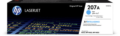 HP Toner 207A Cyan (ca. 1.350 Seiten)