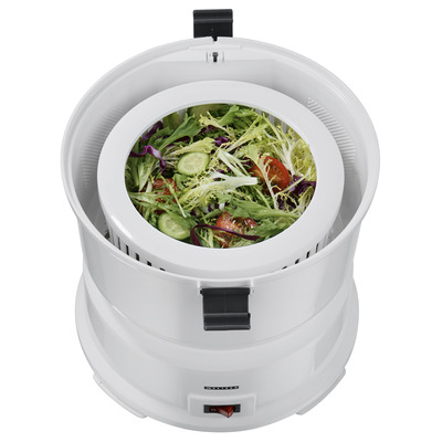 MELISSA 16220008 - Kartoffelschäler, Salatschleuder, weiß