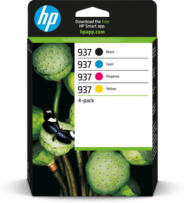 HP 937 CMYK Original Tintenpatrone 4er-Pack