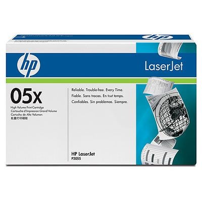 HP Toner CE505X Schwarz (ca. 6500 Seiten)