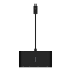 Belkin USB-C auf Gigabit-Ethernet/HDMI/VGA/USB-A-Adapter, blk