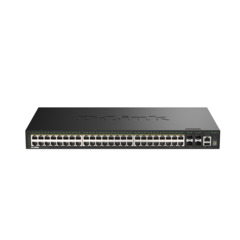 D-Link  DGS-1530-52P/E 52-Port Smart Manag.PoE+ GB Sw. 4x10G