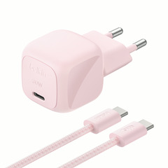 Belkin BoostCharge 30W USB PD Ladegerät mit PPS USB-C, blush